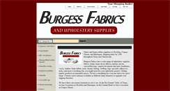 Desktop Screenshot of burgessfabrics.com