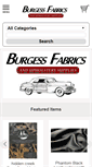 Mobile Screenshot of burgessfabrics.com